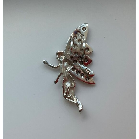 New no tags Fairy Pendant sterling silver .925 handcrafted Artisan Made - Picture 5 of 6
